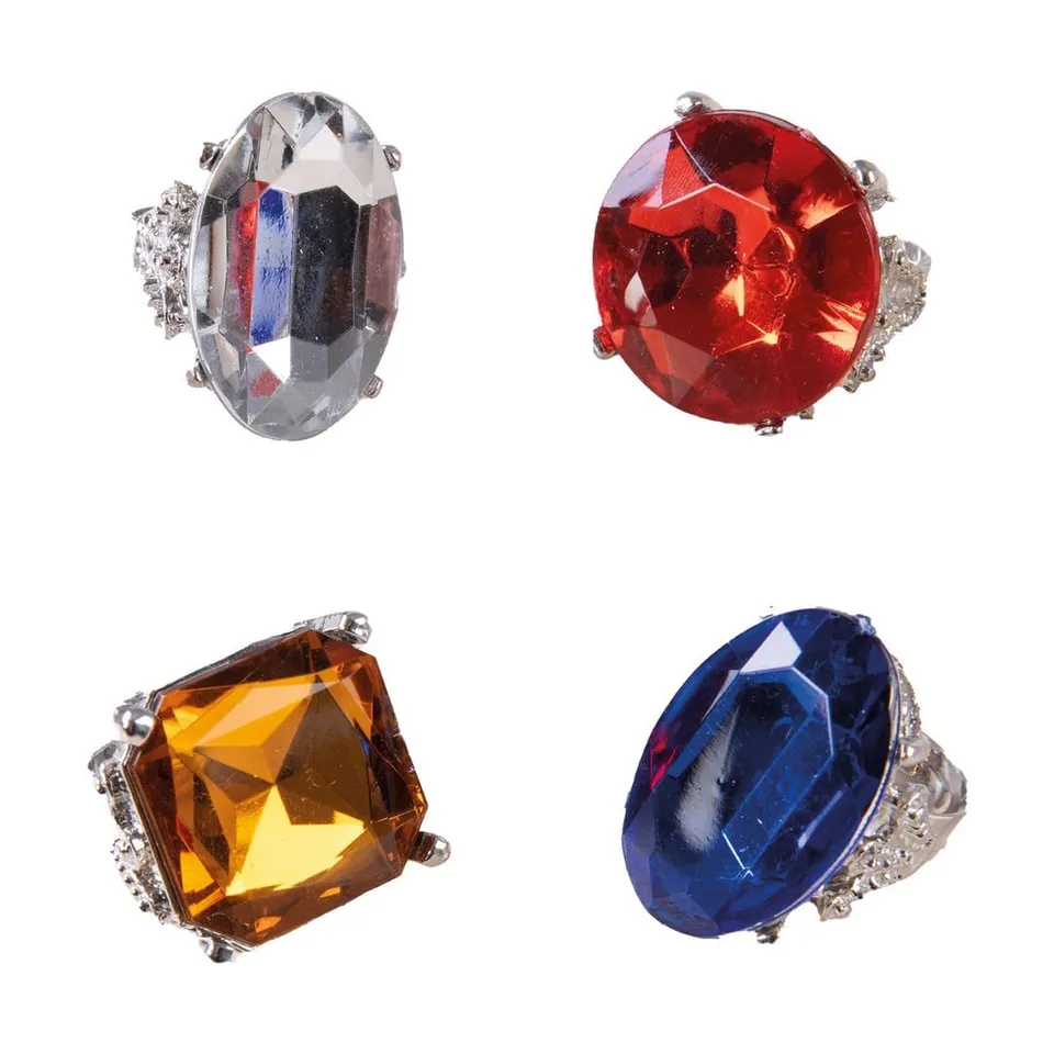 ptit-clown-ring-falscher-edelstein-verstellbar-zufallsfarbe image 1