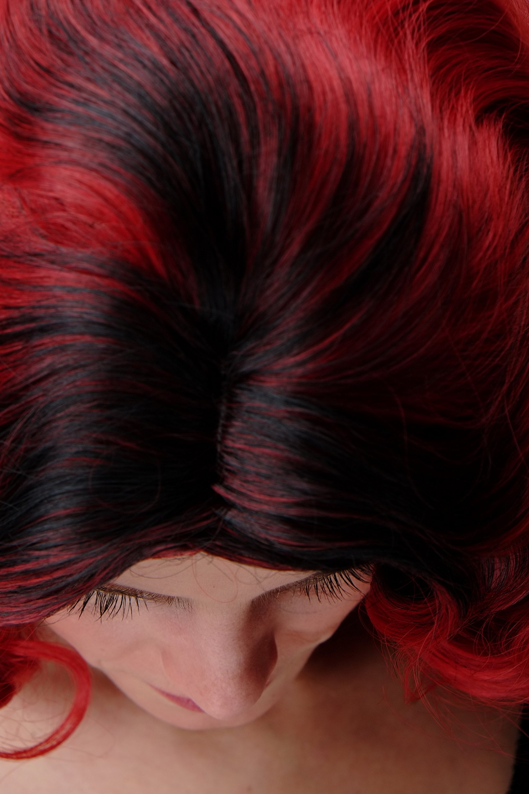 wig-me-up-gfw1860-damenper-cke-hollywood-ombre-schwarz-rot-lang image 5