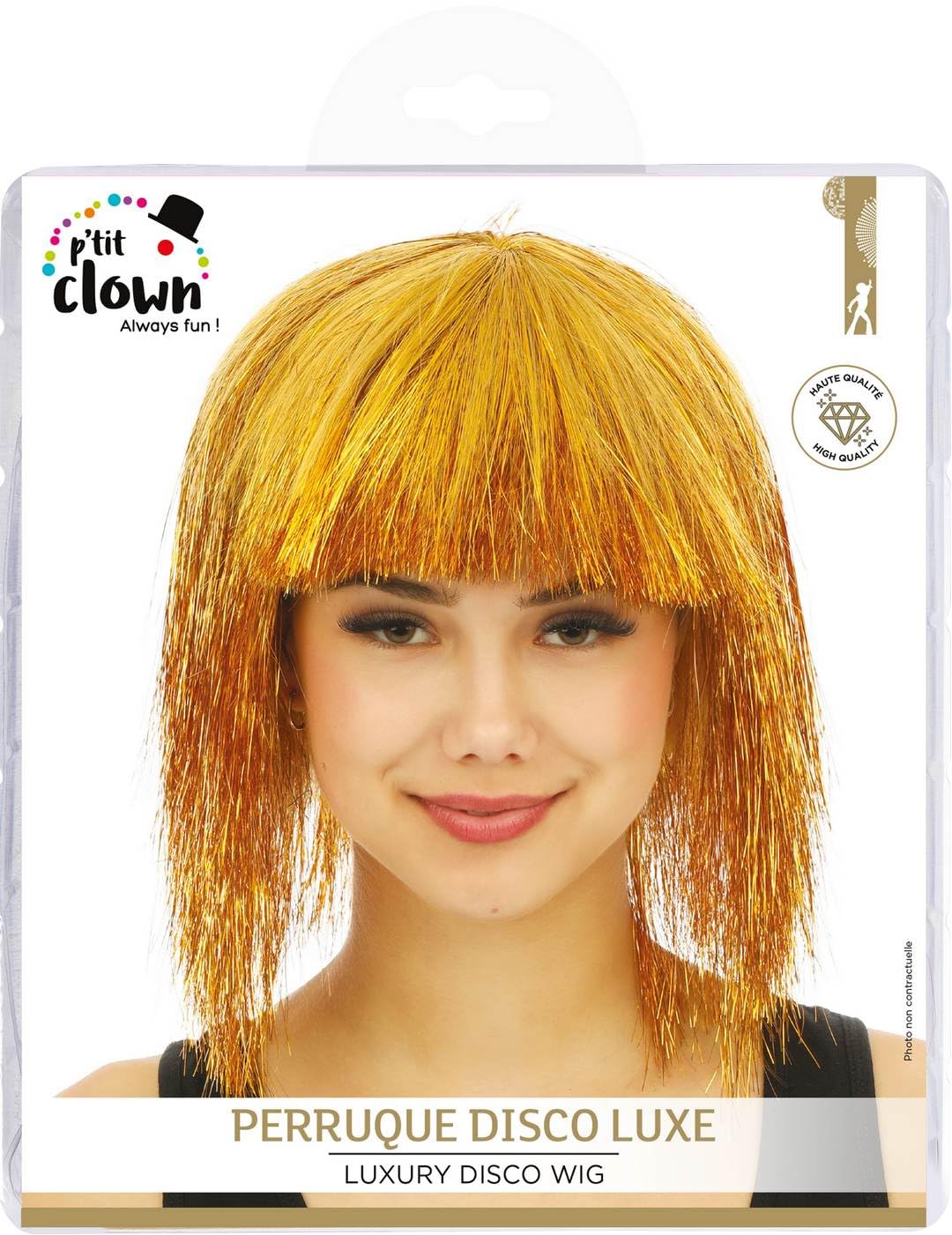 ptit-clown-per-cke-disco-luxe-gold-synthetikhaar image 4