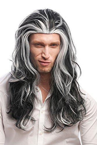 wig-me-up-29938b-vampir-per-cke-lang-schwarz-wei-grau-55-cm-unisex image 5