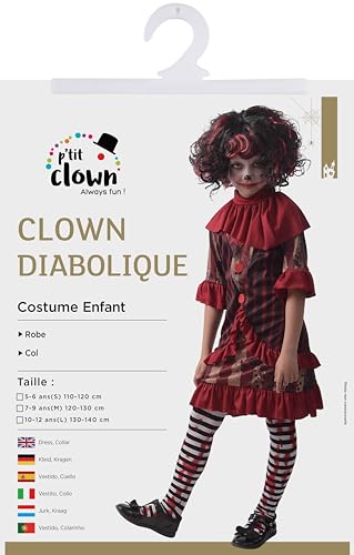 ptit-clown-clown-m-dchen-kost-m-kleid-mit-kragen image 7