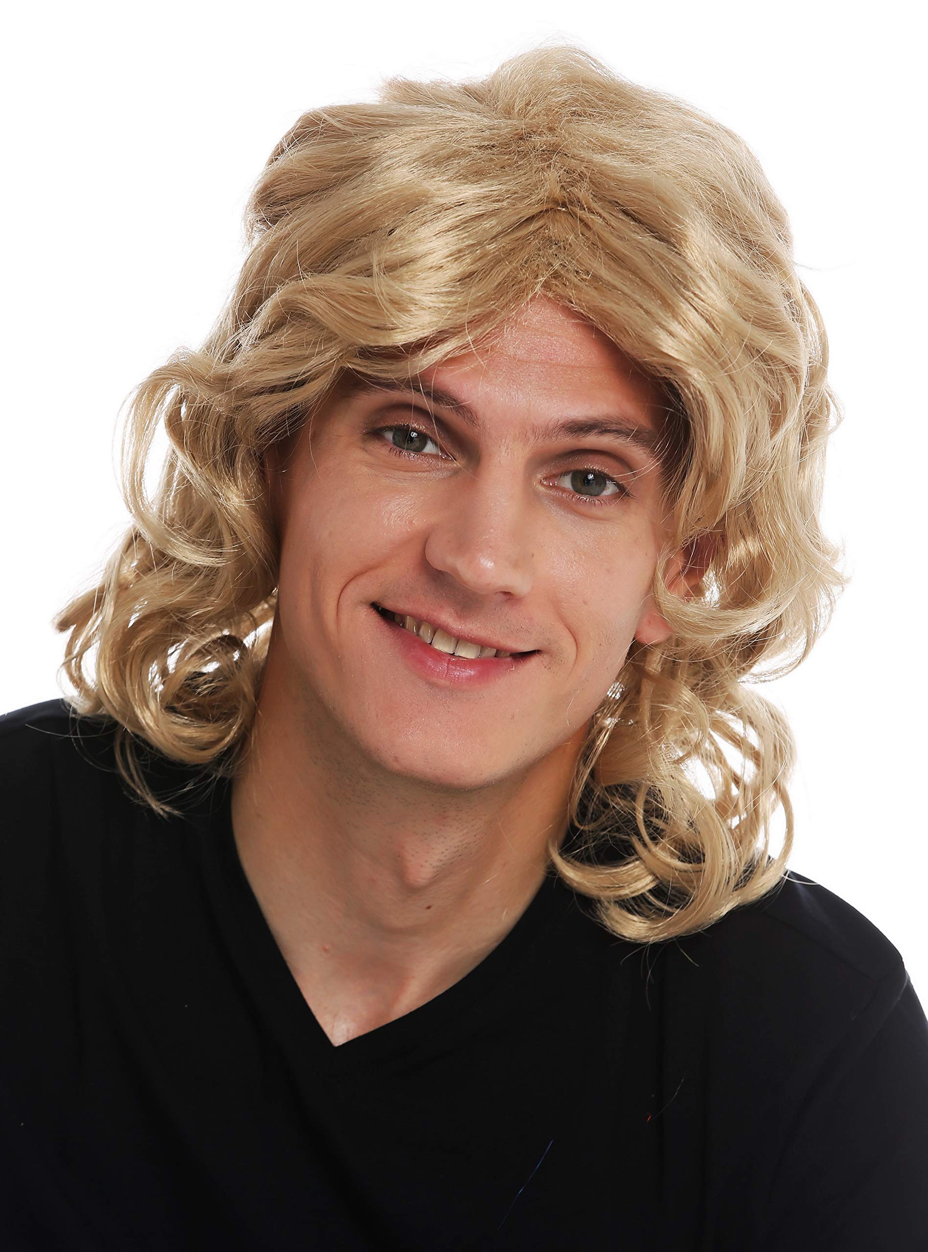 wig-me-up-f26722-za82a-herren-per-cke-lang-gewellt-karamellblond-mit-mittelschei image 1