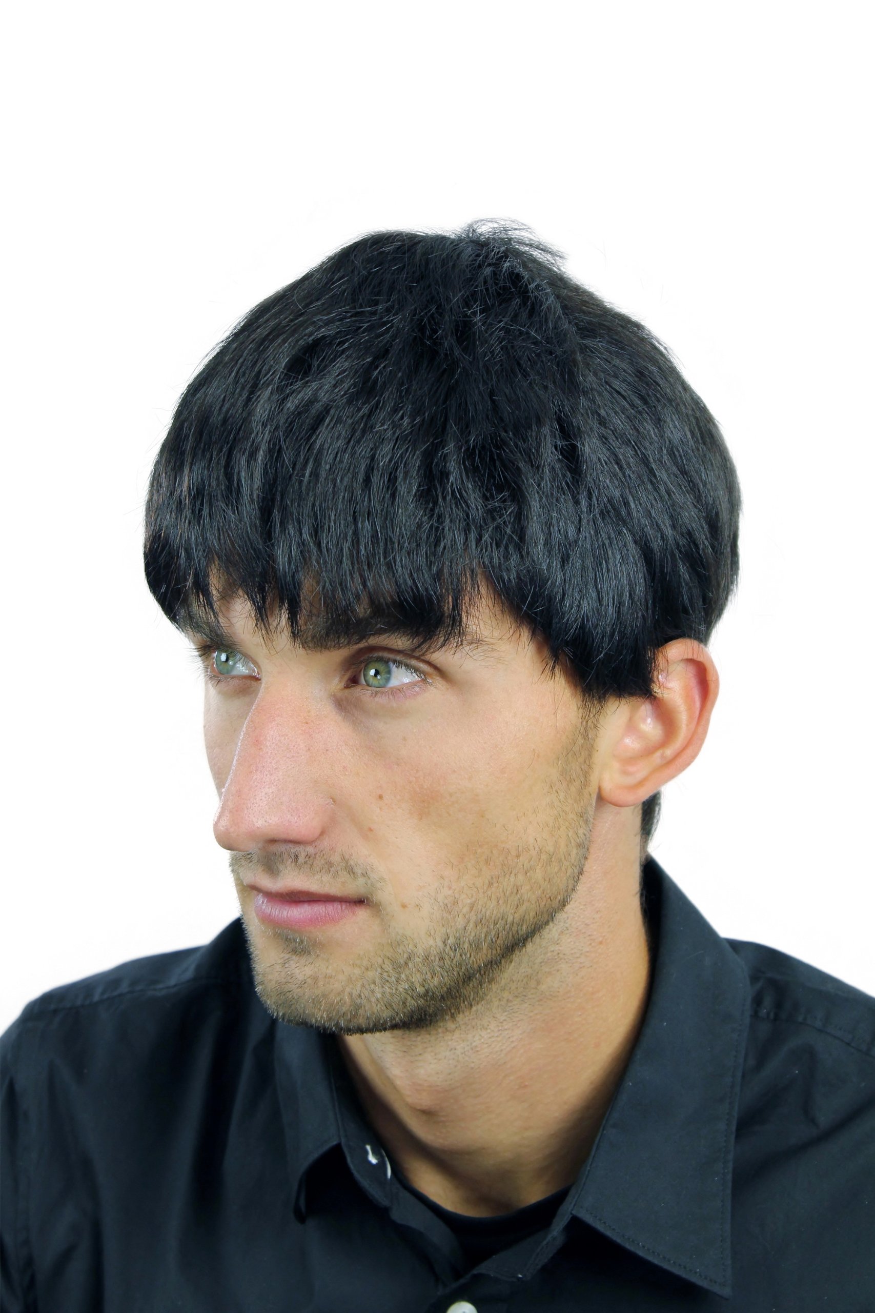 wig-me-up-wl-0204-2-herrenper-cke-kurz-schwarz-glatt-25-cm image 3