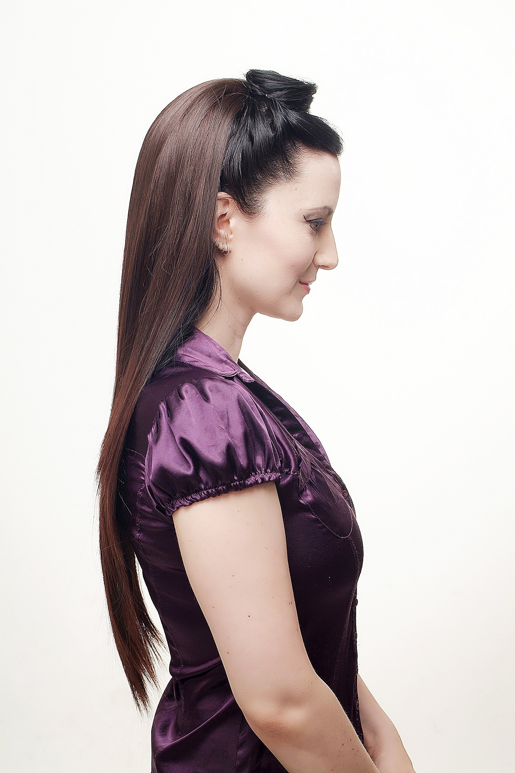 wig-me-up-h9305-2t33-clip-in-extension-halbper-cke-glatt-braun-60-cm image 5