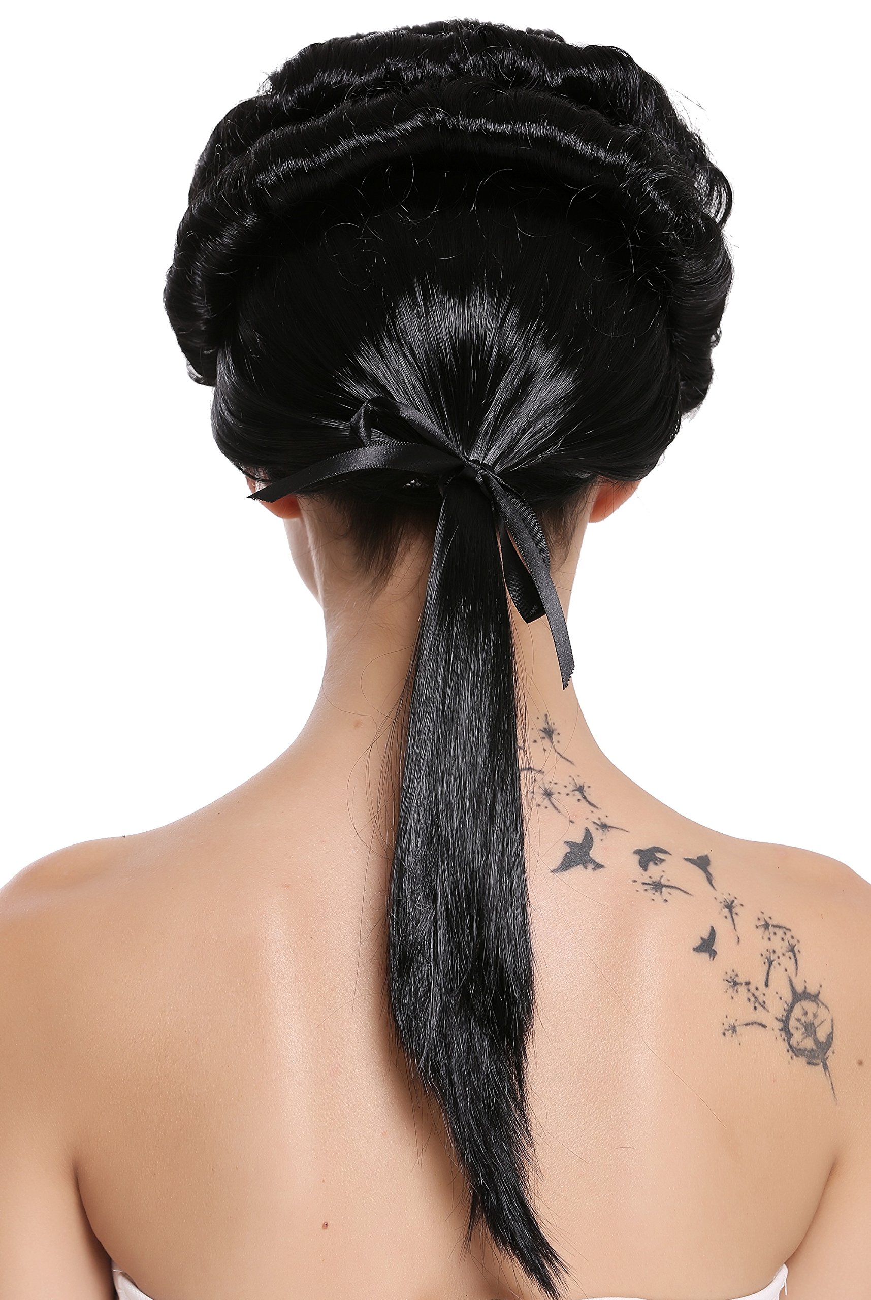 wig-me-up-dh1126-p103-barock-herren-per-cke-schwarz-lockig-mit-langem-zopf-edelm image 7