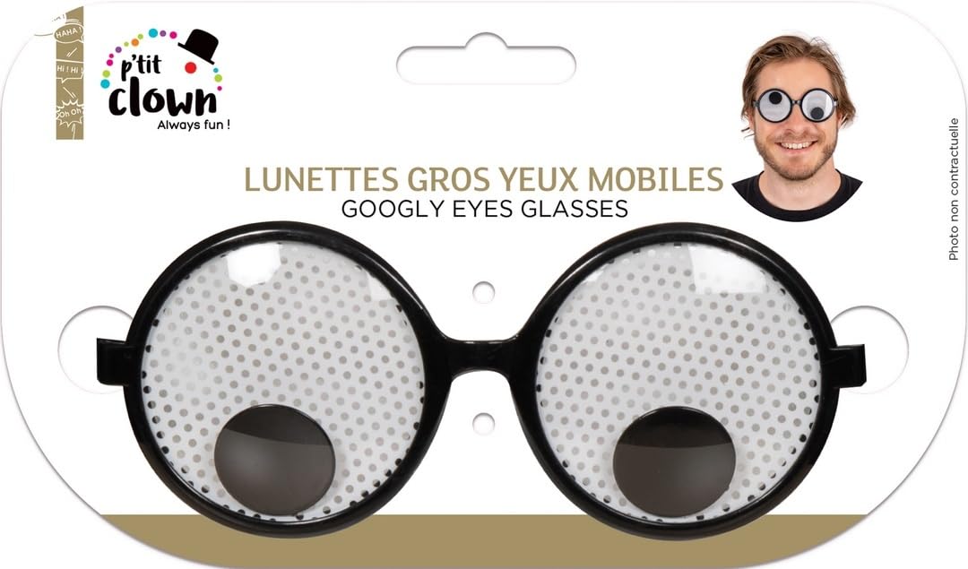 ptit-clown-brille-gro-e-bewegliche-augen-unisex-erwachsene image 7