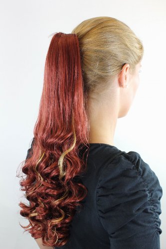 wig-me-up-sc-29-350h25-zopf-extension-rot-blond-mix-50-cm-lockig image 4