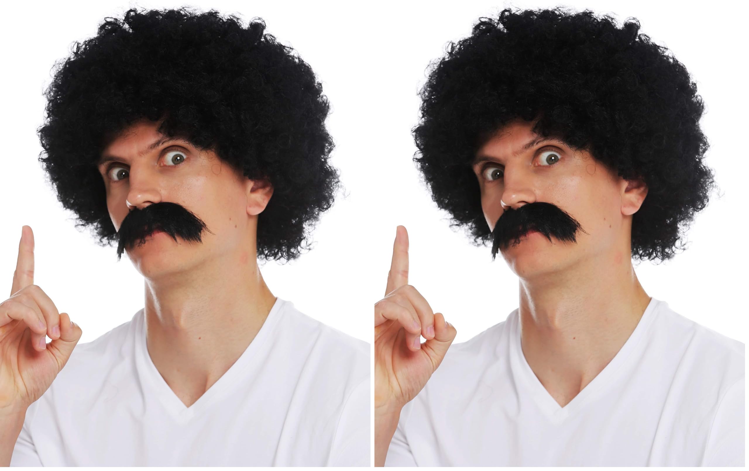 wig-me-up-2018553-p103-party-per-cke-bart-set-herren-afro-70er-schwarz image 7
