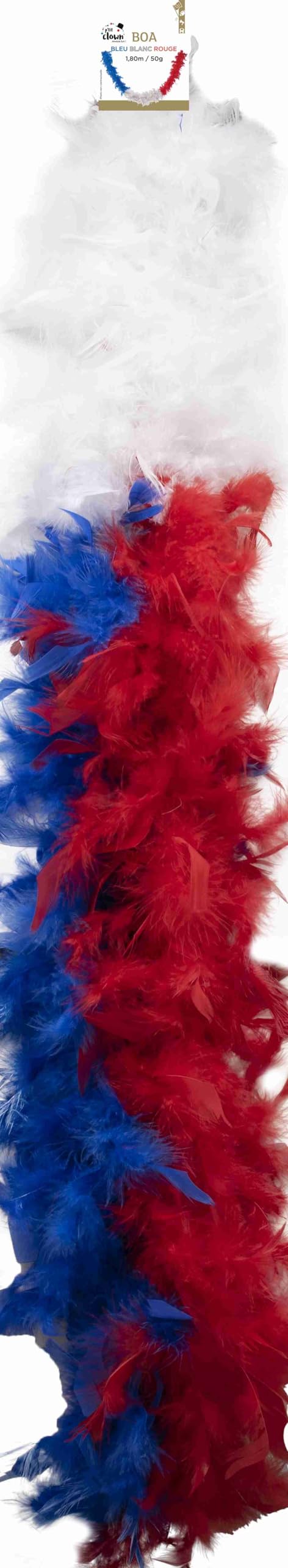 ptit-clown-federboa-blau-wei-rot-one-size image 3