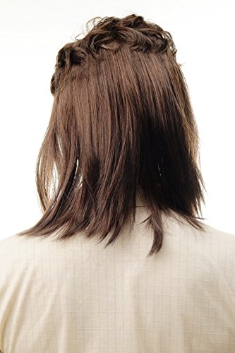 wig-me-up-51166-p1-p4-vokuhila-per-cke-braun-45-cm-80er-proll image 7