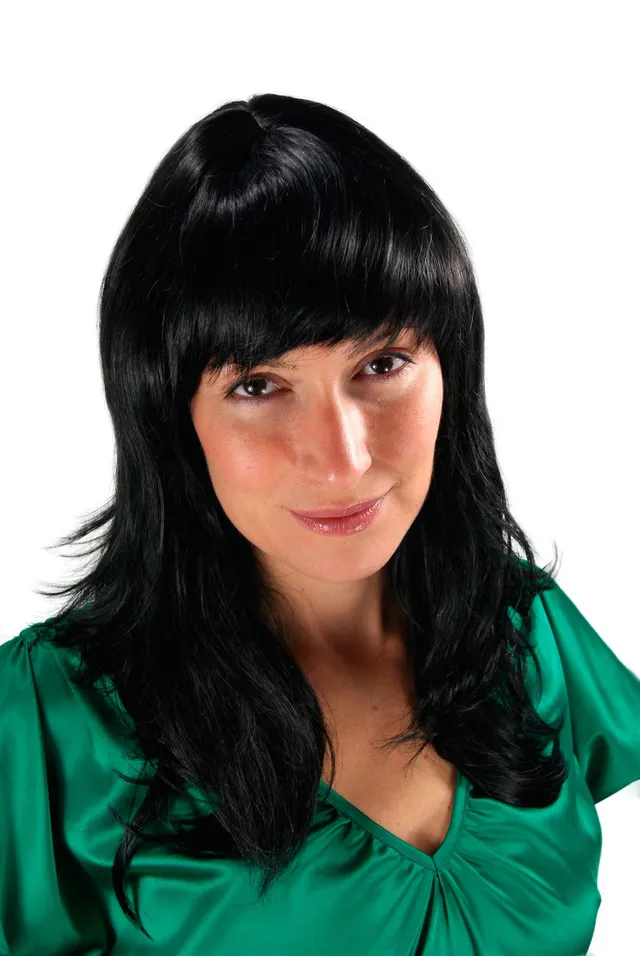 wig-me-up-1548-1b-damenper-cke-lang-schwarz-gestuft-mit-pony image 1