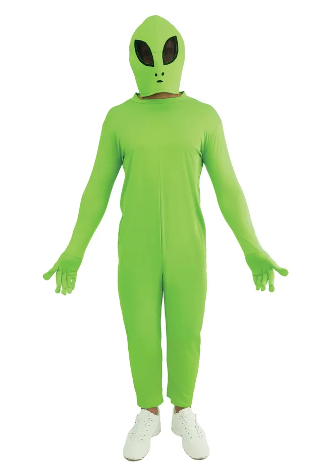 p-tit-clown-alien-kost-m-gr-n-erwachsene-karneval image 1