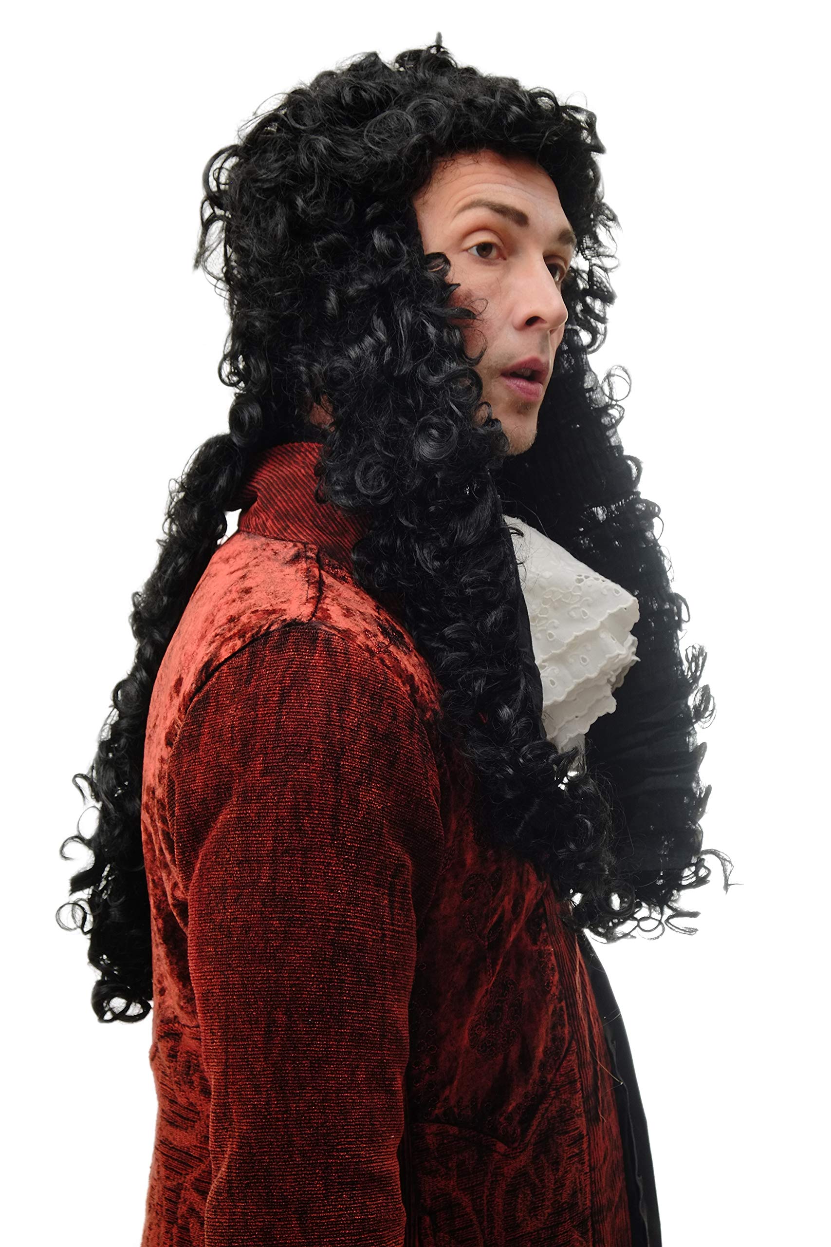 wig-me-up-90921-za103-barock-per-cke-herren-schwarz-lang-70-cm image 1