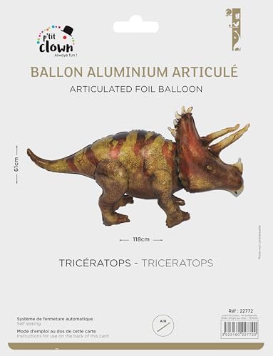 p-tit-clown-triceratops-folienballon-mit-gelenken-standfigur image 5