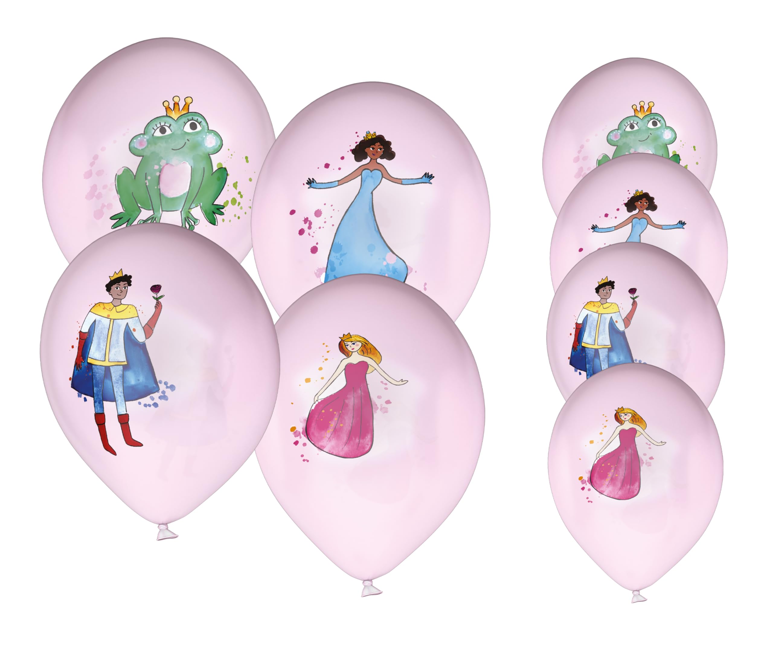 ptit-clown-prinzessinnen-luftballons-30-cm-8-st-ck image 1