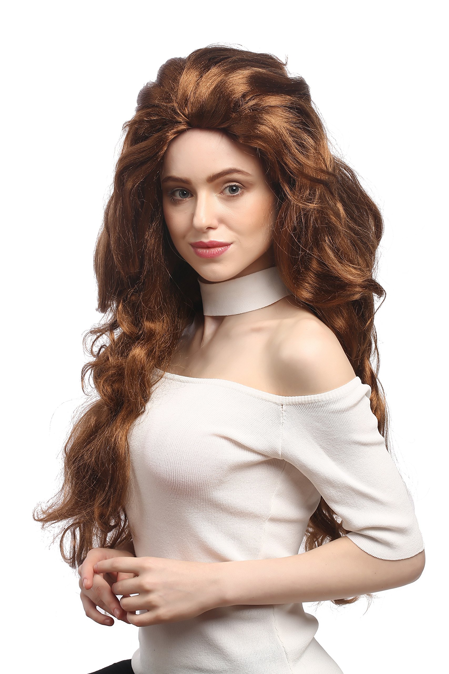 wig-me-up-91320-za30a-damenper-cke-sehr-lang-wellig-rotbraun-75-cm image 1