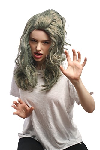 wig-me-up-90890-meerjungfrau-per-cke-grau-gr-n-braun-wellig-50-cm image 5