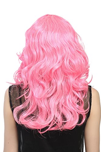 wig-me-up-91260-party-per-cke-diva-volumen-pink-rosa-50-cm image 7