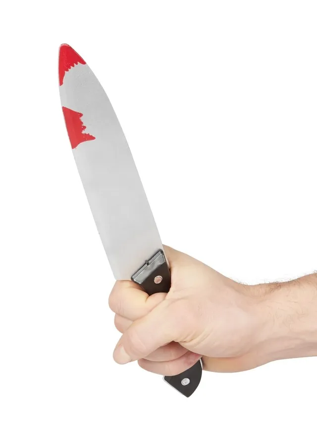 p-tit-clown-blutmesser-31-cm-schwarz-grau-halloween-accessoire image 1