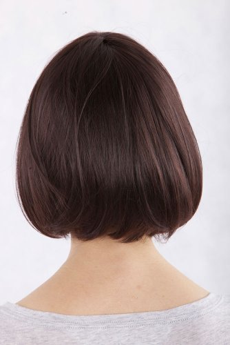 wig-me-up-ma017-2t33-bob-per-cke-dunkelbraun-mit-pony-25-cm image 8