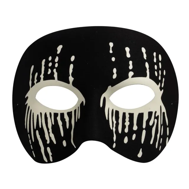 p-tit-clown-23827-blutige-maske-phosphoreszierend-schwarz-wei image 1