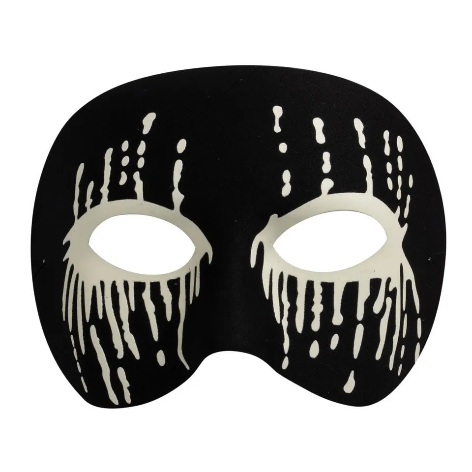 p-tit-clown-23827-blutige-maske-phosphoreszierend-schwarz-wei image 1