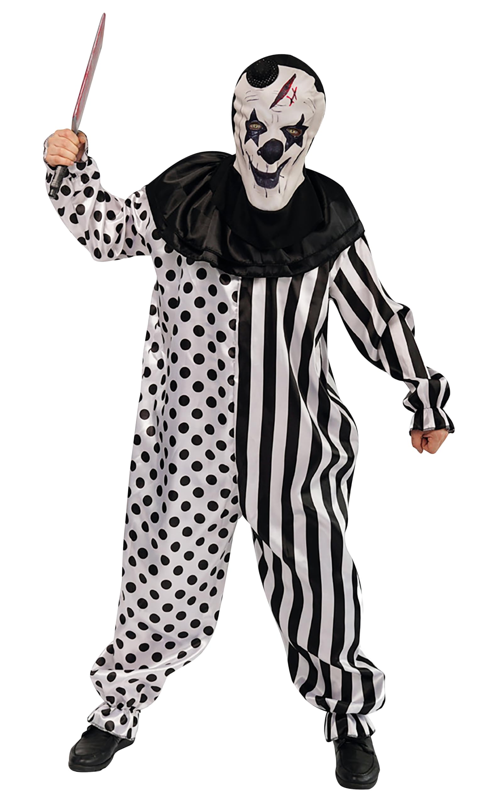 p-tit-clown-horror-harlekin-kost-m-erwachsene-mit-masken-kapuze image 1