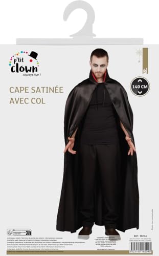 ptit-clown-16204-cape-polyester-satiniert-1-40-m-schwarz-rot image 7