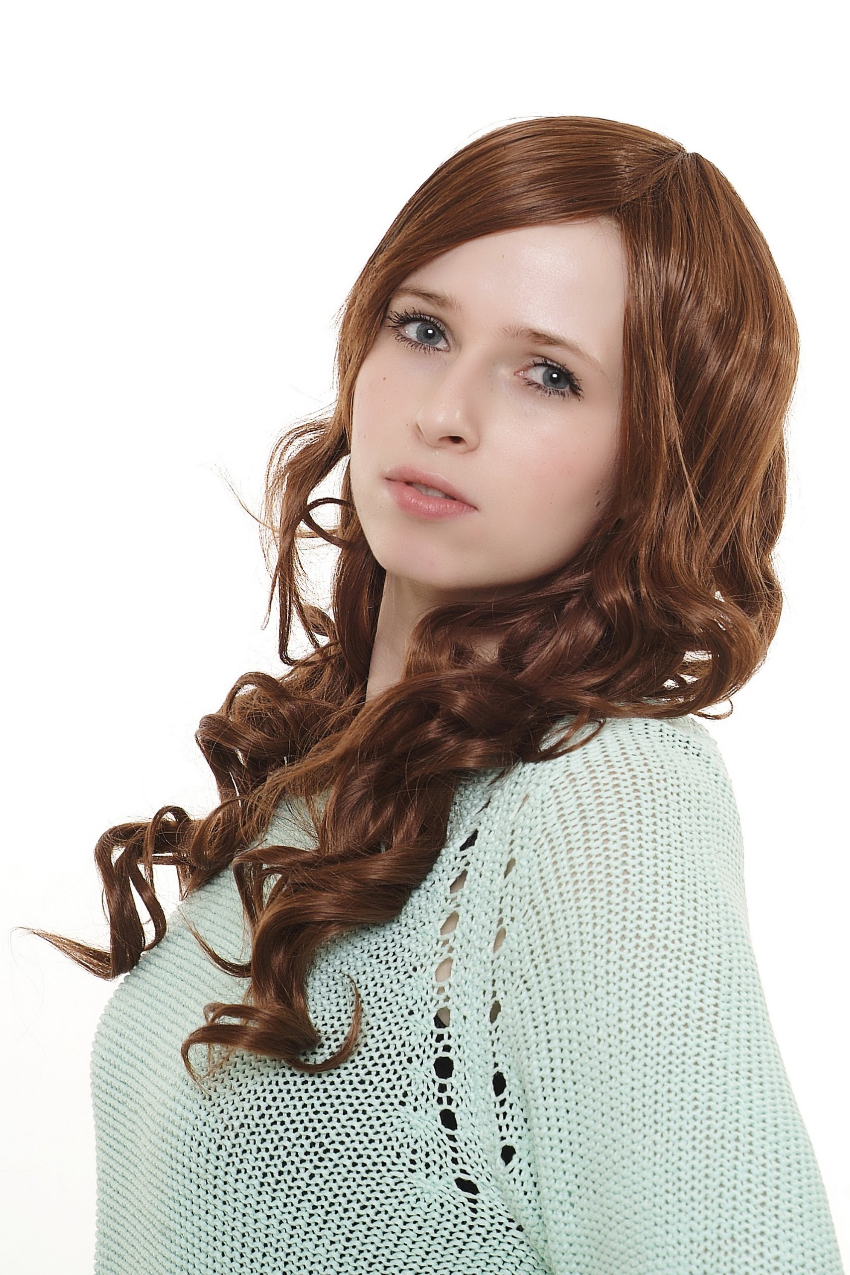 wig-me-up-3434-30-33-damen-langhaarper-cke-braun-rotbraun-mix-lockig-50-cm image 6