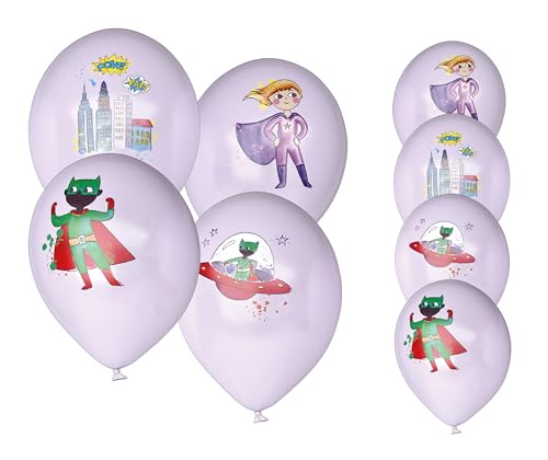 p-tit-clown-re22468-luftballon-set-superhelden-30-cm-8-st-ck image 5