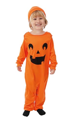p-tit-clown-baby-kost-m-kleiner-k-rbis-overall-mit-m-tze image 5