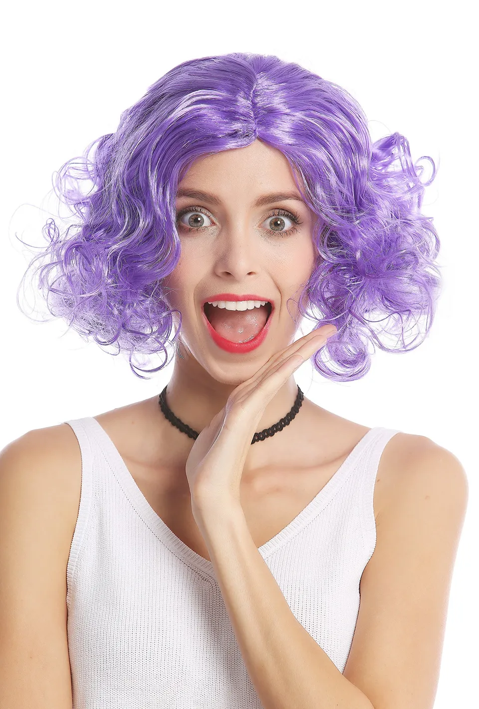 wig-me-up-90896-za08-partyper-cke-lila-longbob-lockig-mit-stirnband-80er-diva image 1