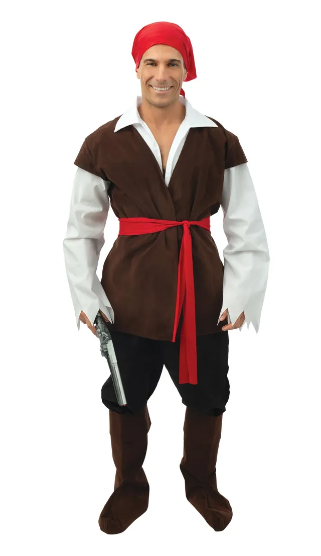 ptit-clown-89125-piratenkost-m-herren-mit-hose-hemd-weste-und-stiefel-berziehern image 1