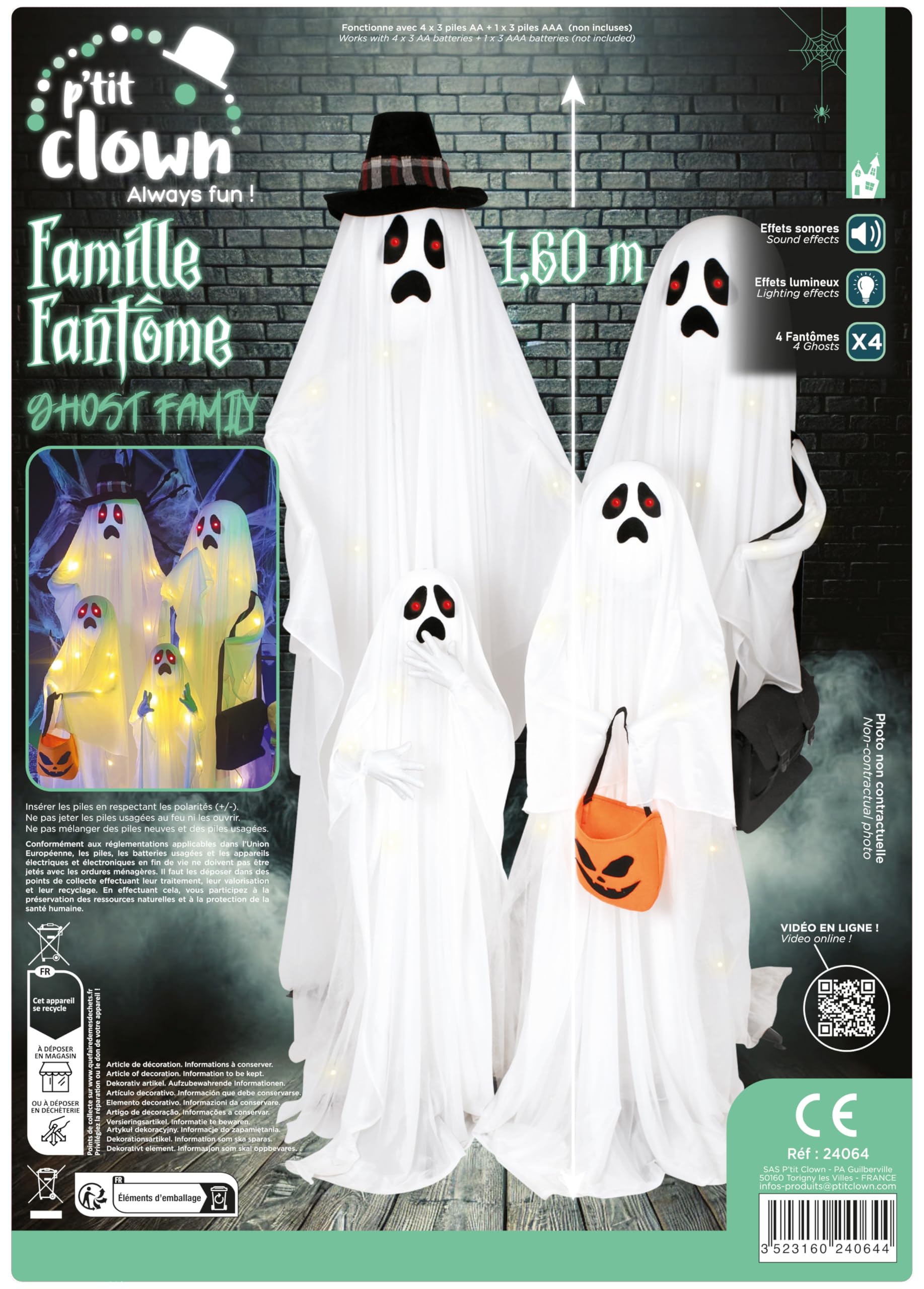 ptit-clown-24064-halloween-geisterfamilie-4-geister-160-cm-mit-sound-und-licht image 8