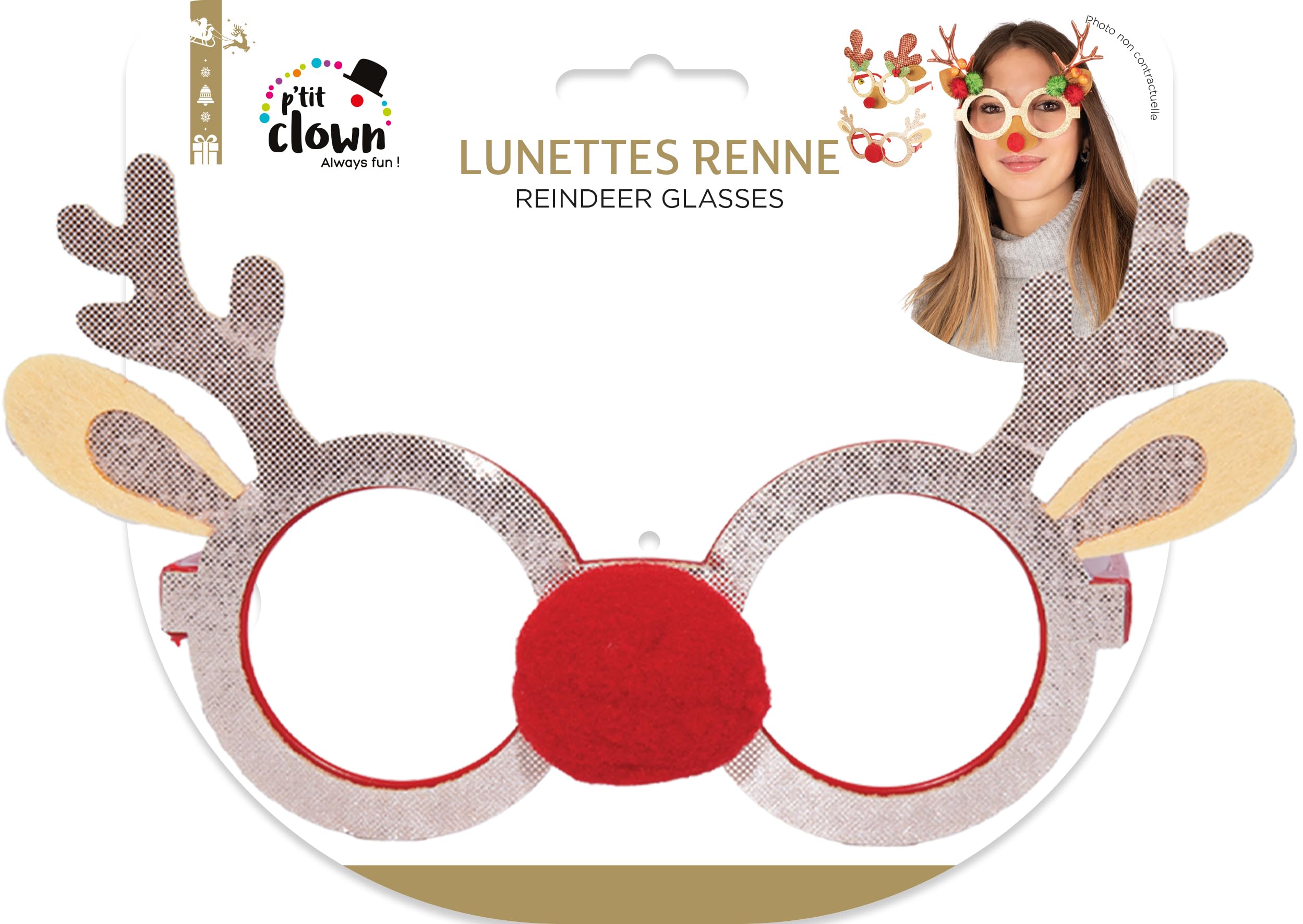 ptit-clown-rentier-brille-weihnachten-zufallsmodell image 2