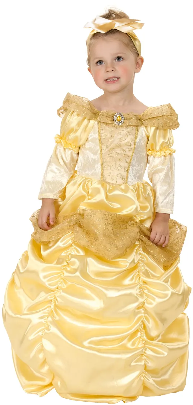 p-tit-clown-prinzessinnen-kost-m-kinder-gelb-3-4-jahre image 1