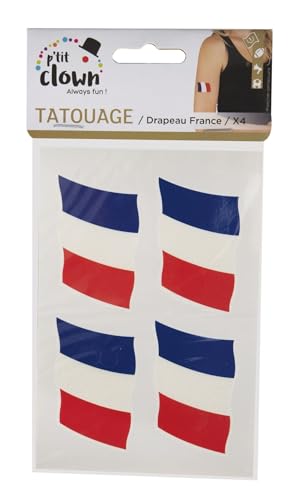 ptitclown-tatouage-drapeau-france-tattoo-lot-de-4 image 5