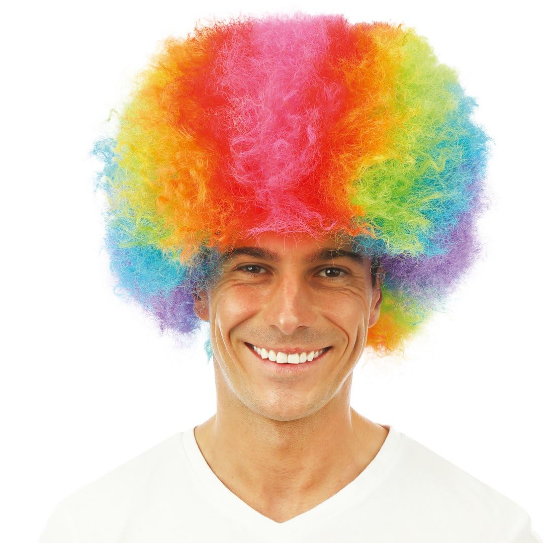 ptit-clown-68248-willy-afro-per-cke-mehrfarbig image 1