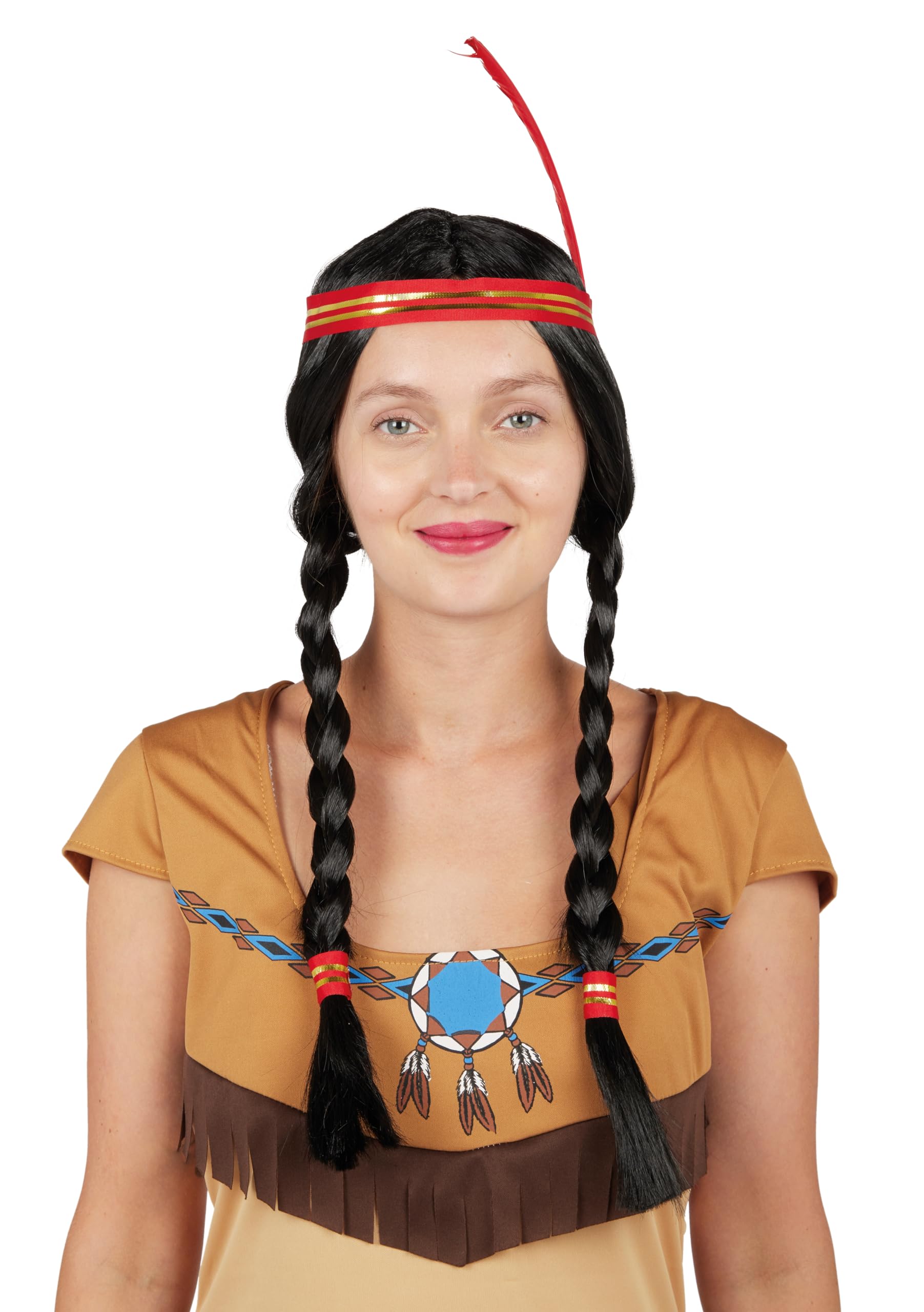 p-tit-clown-indianer-per-cke-mit-federstirnband-kunsthaar-unisex image 1