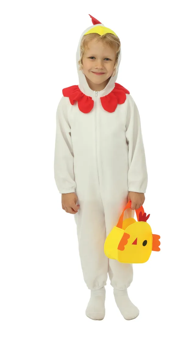 p-tit-clown-osterkost-m-kinder-hase-grau-k-ken-wei-mit-kapuze image 1