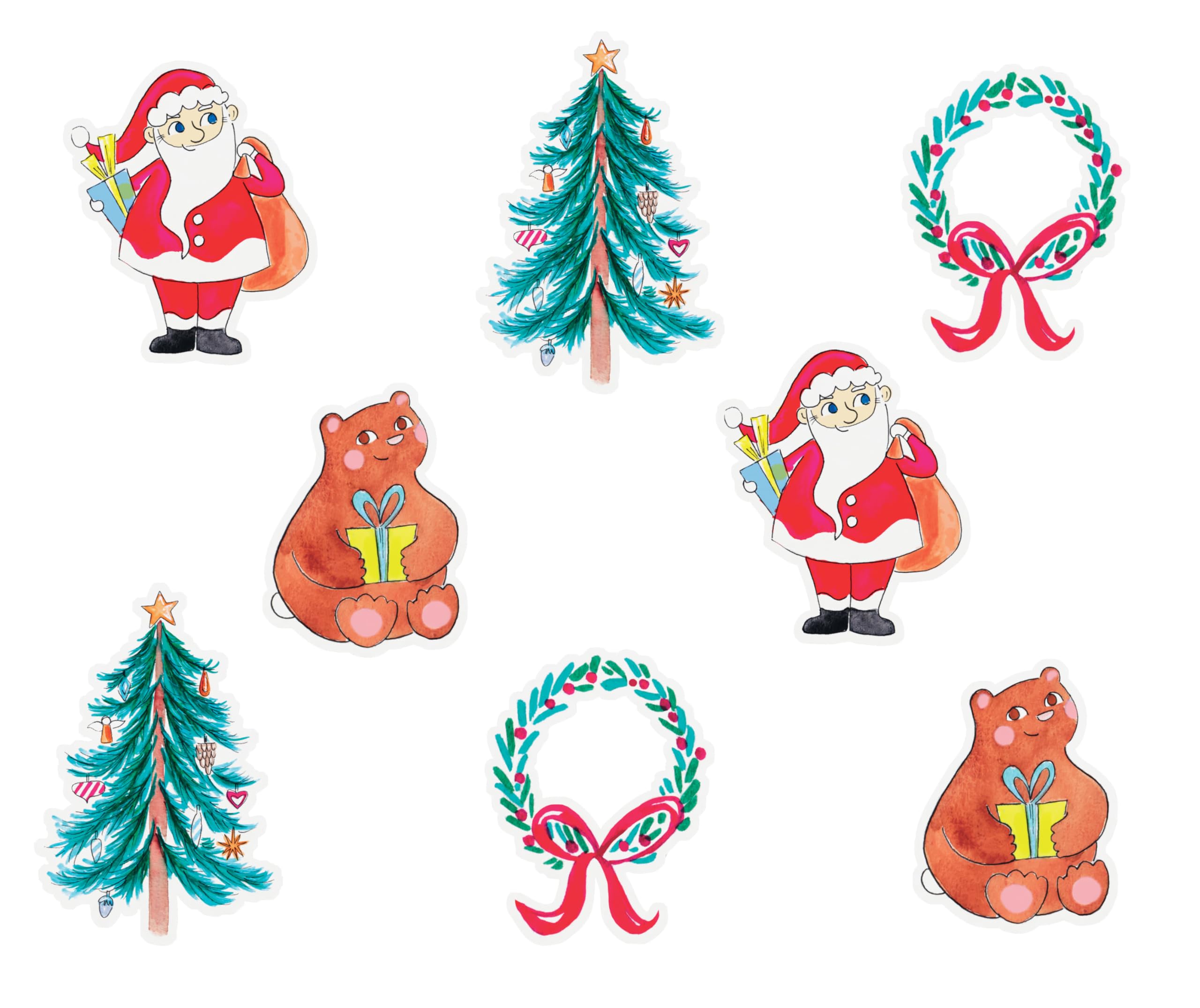ptit-clown-weihnachtsdeko-party-set-teller-becher-deko-tempor-re-tattoos image 4