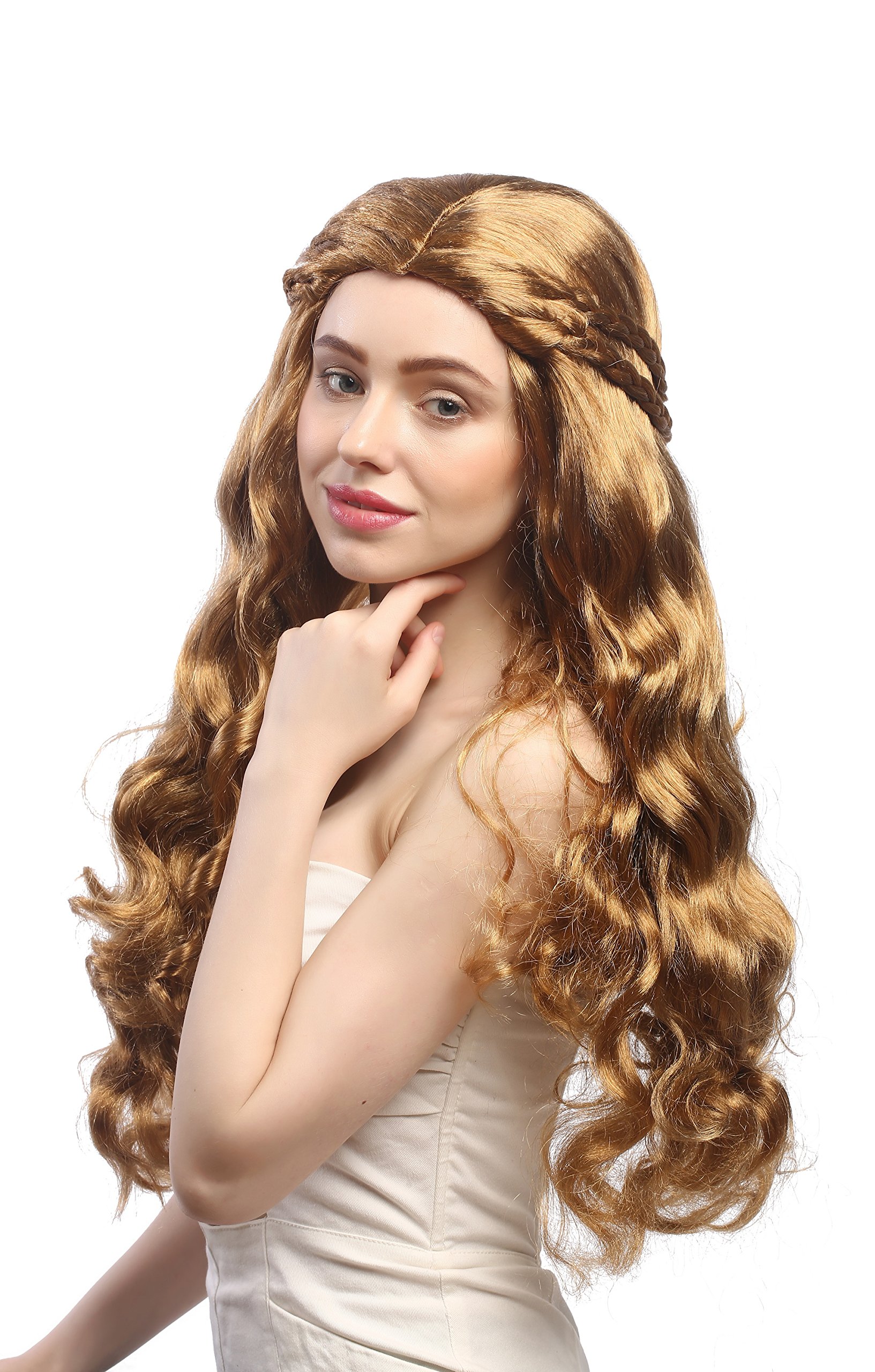 wig-me-up-per-cke-damen-lang-wellig-goldblond-mix-geflochten-65-cm-91323-za27-za image 1