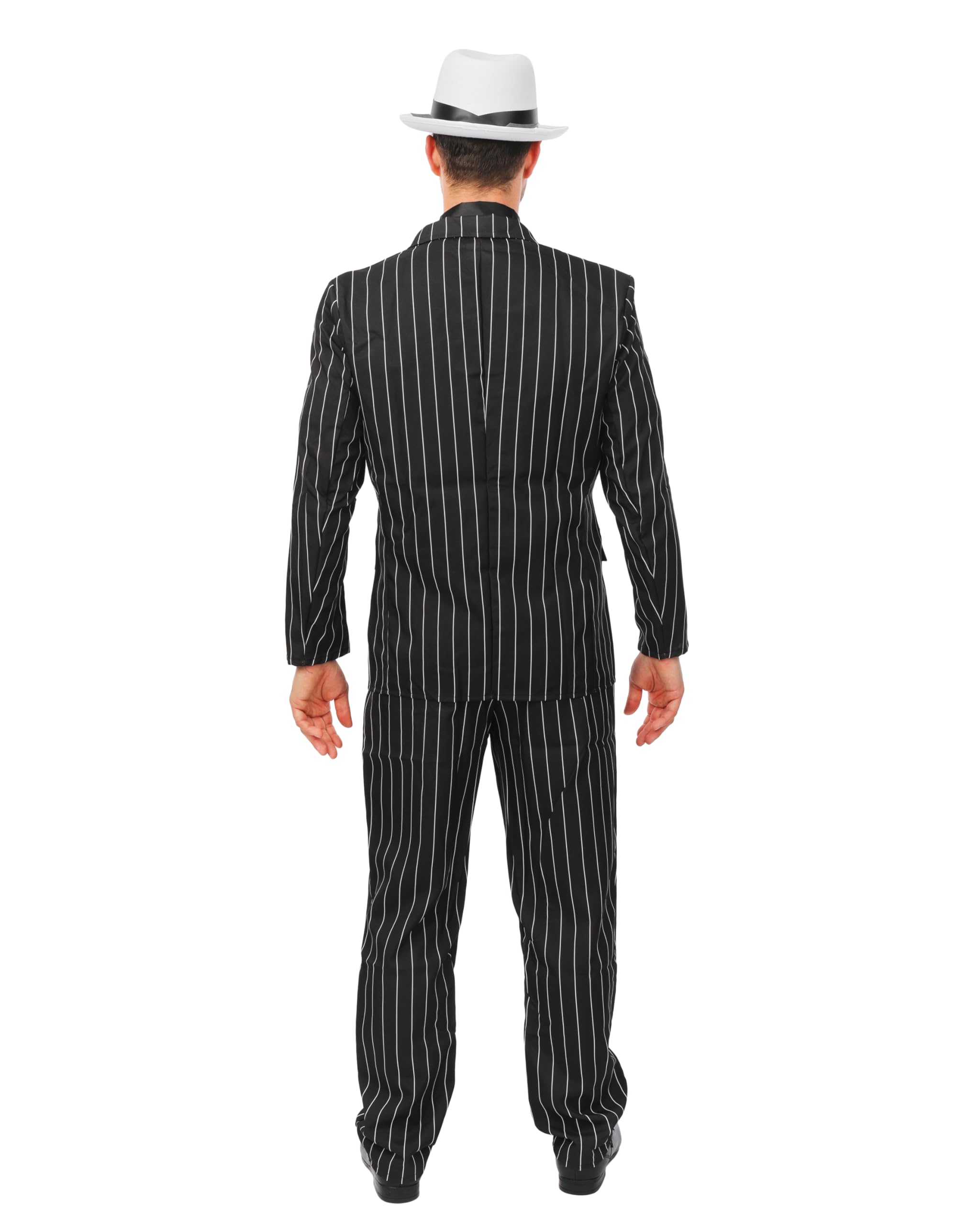 p-tit-clown-gangster-kost-m-schwarz-mit-wei-en-streifen-l-xl image 7