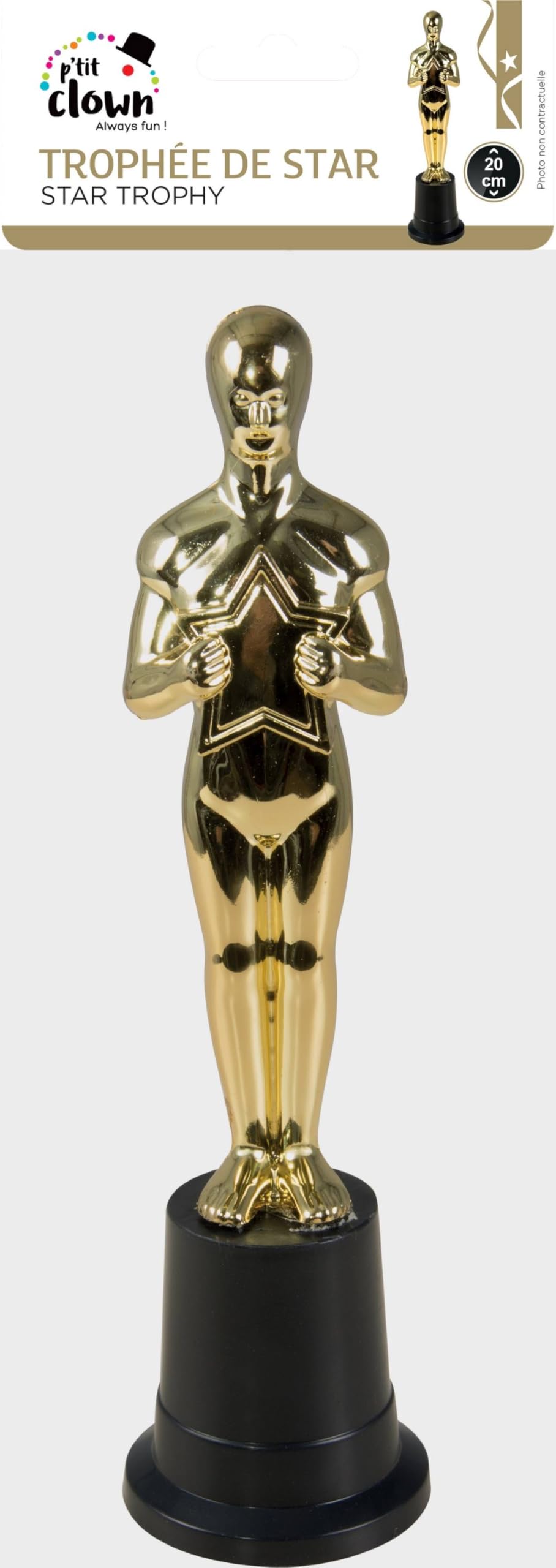 ptit-clown-filmpreis-troph-e-gold-oscar-accessoire image 2
