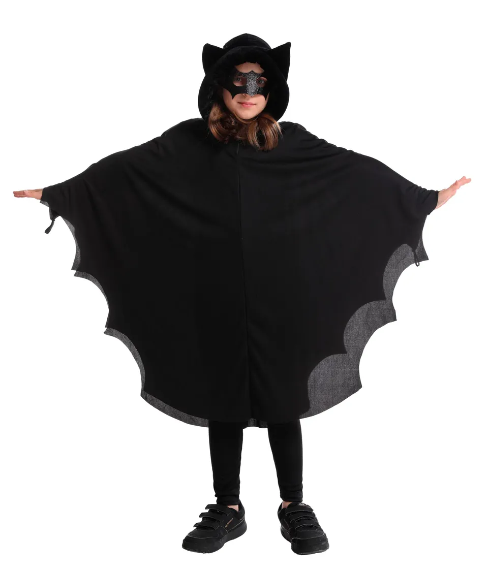 p-tit-clown-fledermaus-kost-m-f-r-kinder-mit-umhang-und-maske image 1