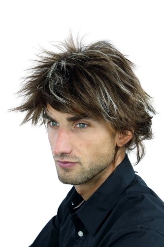 wig-me-up-wl-2175-10h303-herrenper-cke-kurz-braun-mit-blonden-str-hnen image 7