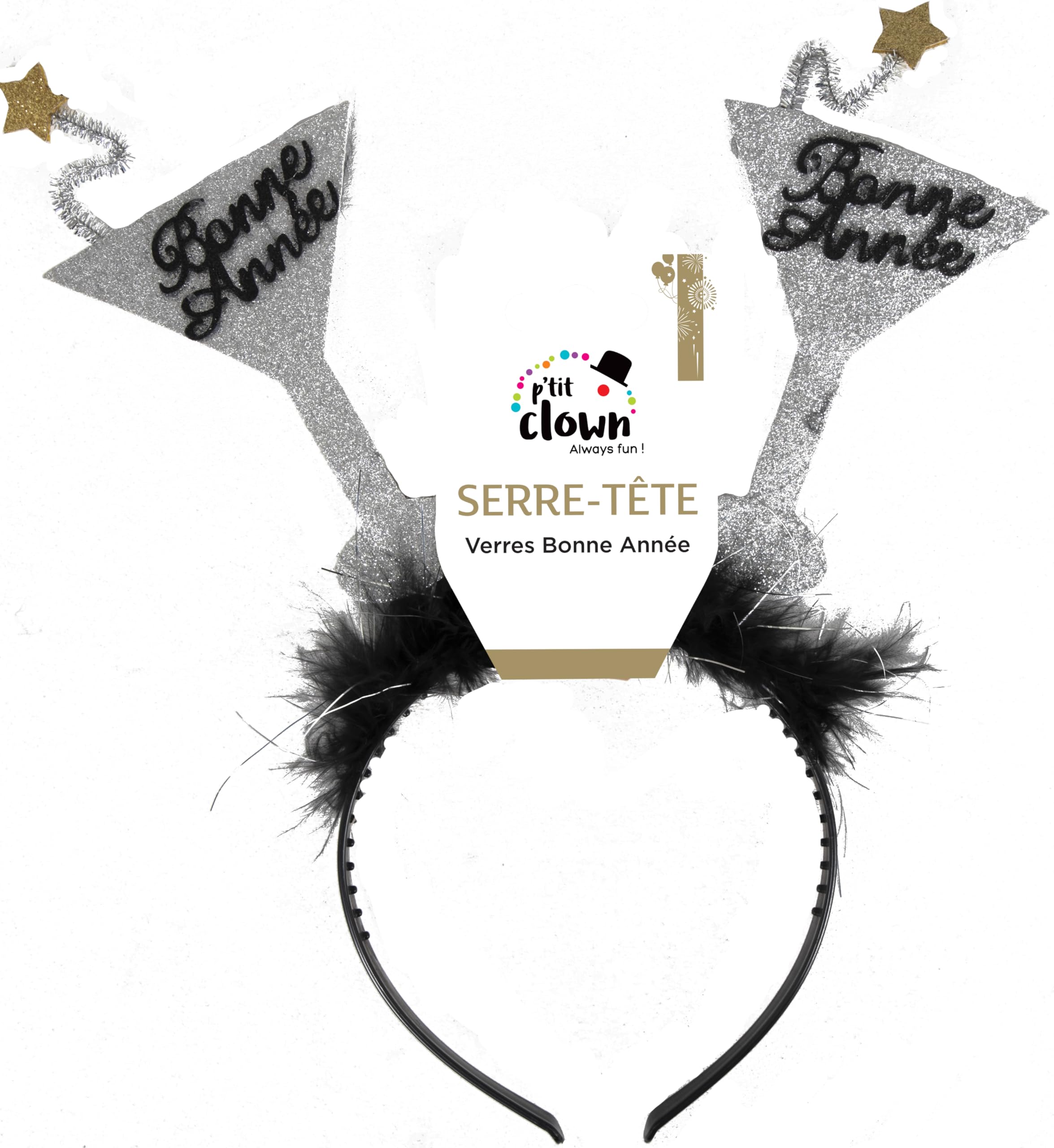 p-tit-clown-haarband-glas-happy-new-year-multicolor image 2