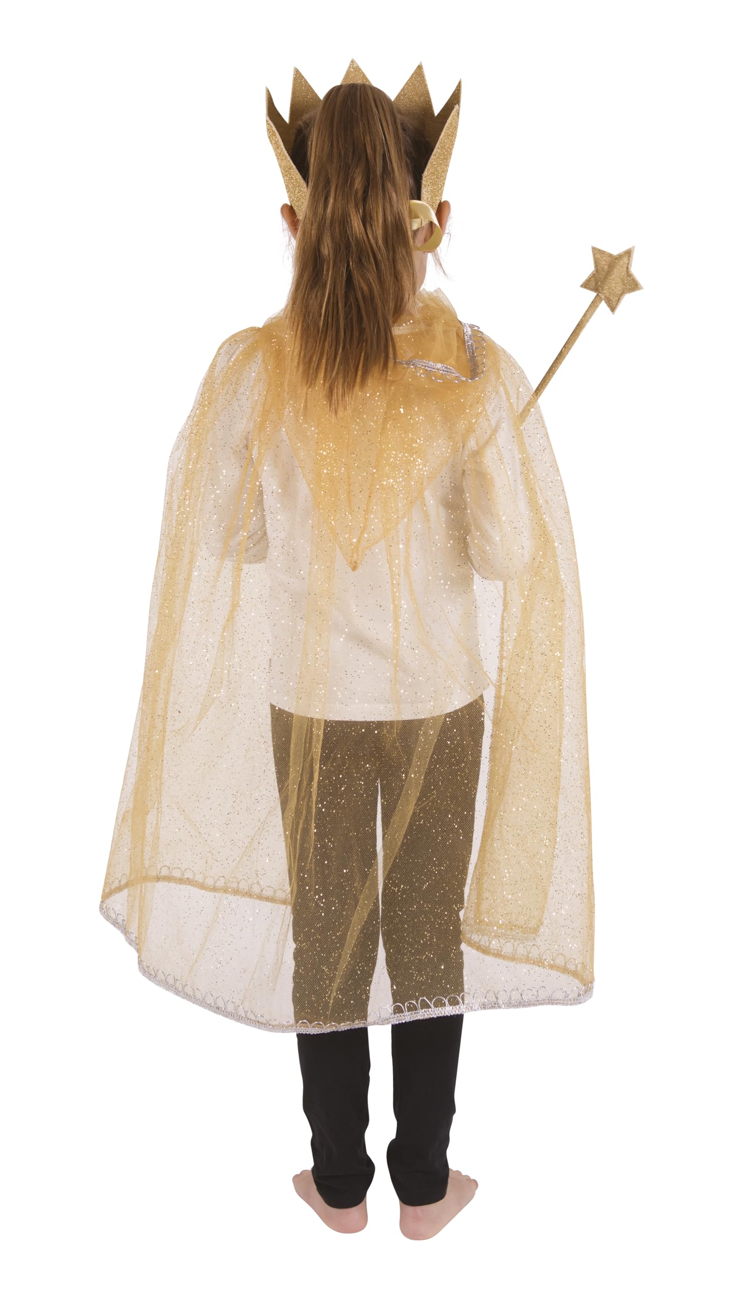 p-tit-clown-zubeh-r-set-glitzerprinzessin-m-dchen-einheitsgr-e-gold image 4