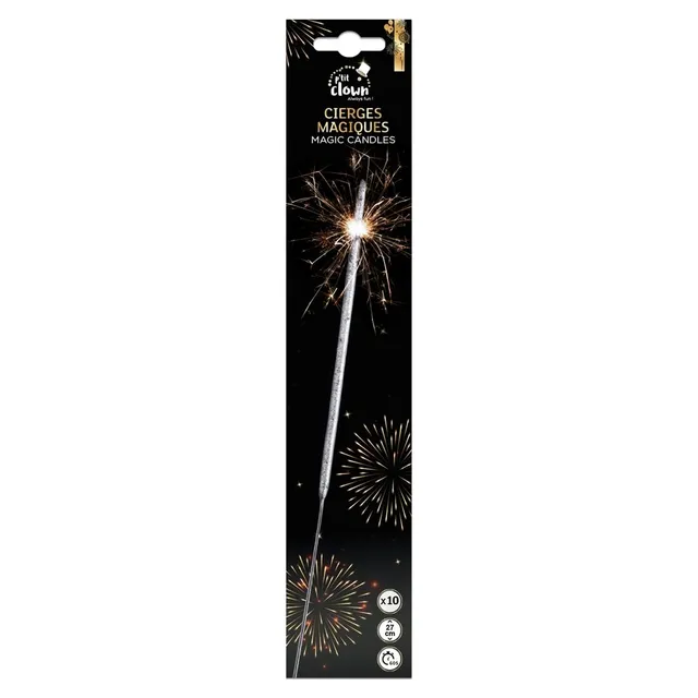 ptit-clown-wunderkerzen-28-cm-10er-set-60-sekunden image 1