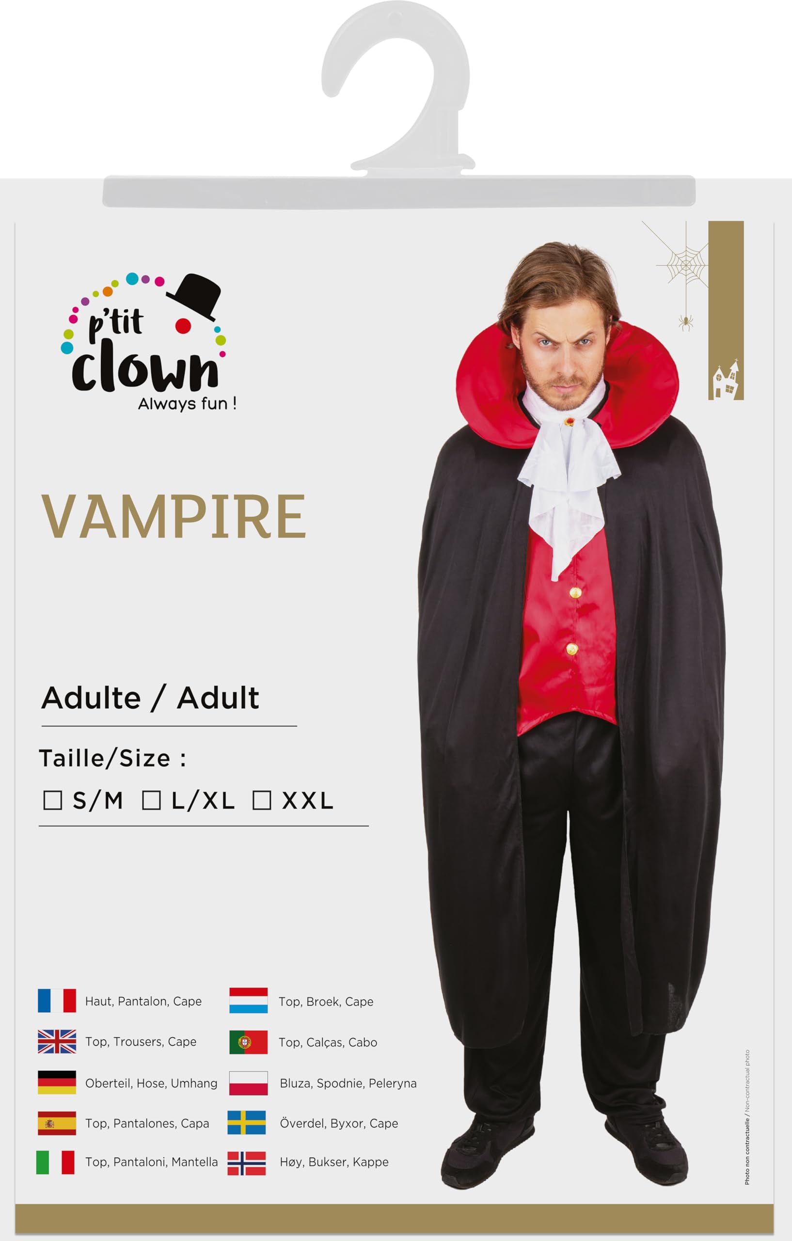 p-tit-clown-vampir-kost-m-herren-s-m-verkleidung-halloween image 5